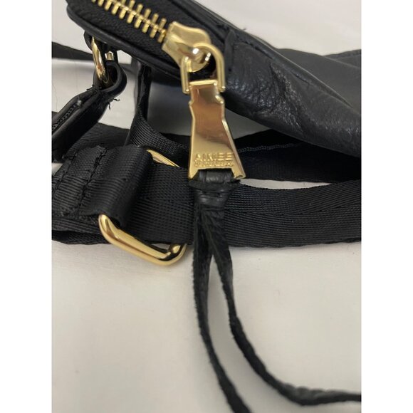 Aimee Kestenberg Black Leather Crossbody Bag camera/phone bag - Picture 7 of 7